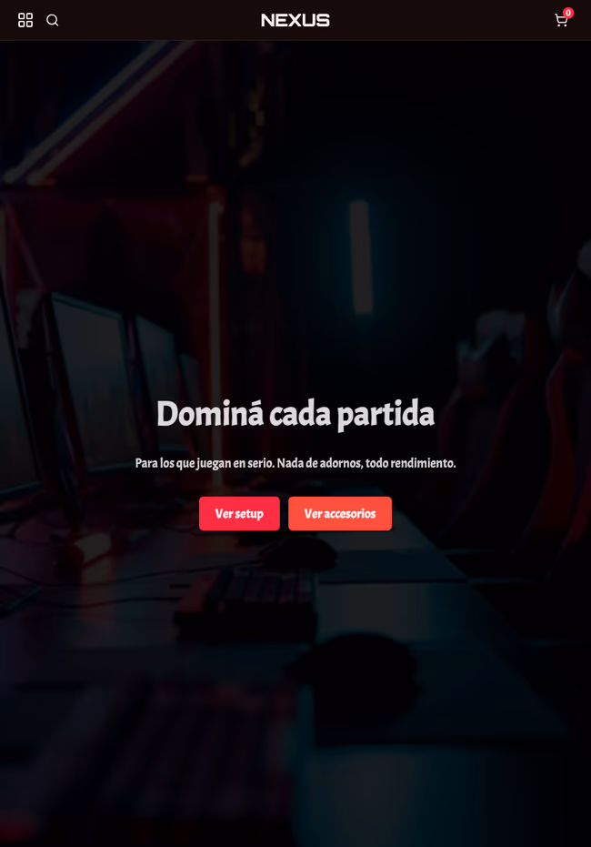 Tienda de ejemplo hecha con TiendaSuite